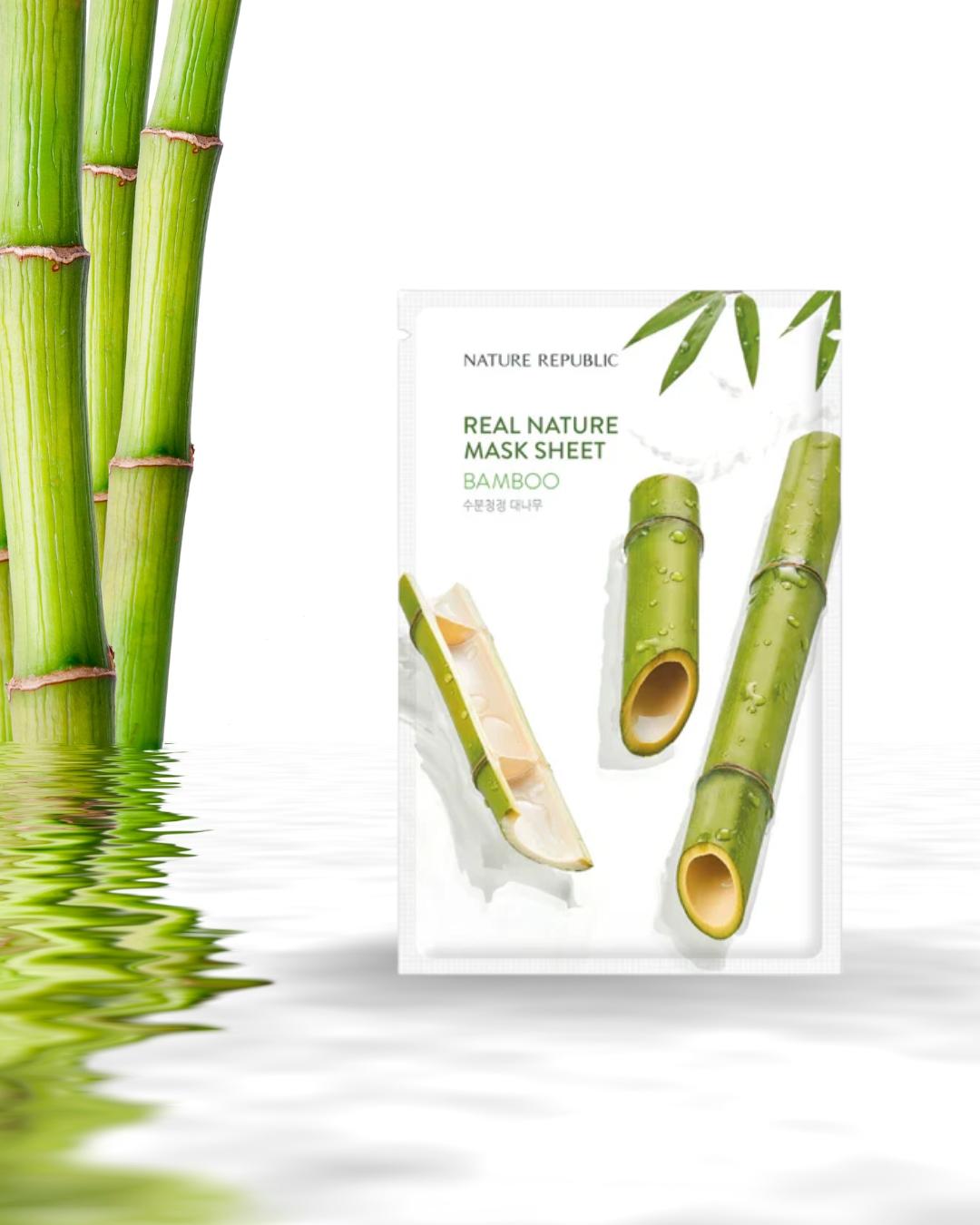 Nature Republic Real Nature Bamboo Mask Sheet 23ml view 2