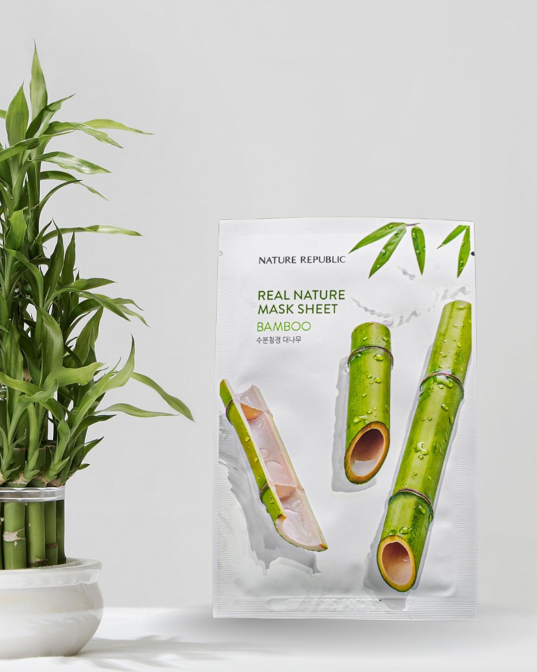Nature Republic Real Nature Bamboo Mask Sheet 23ml view 3