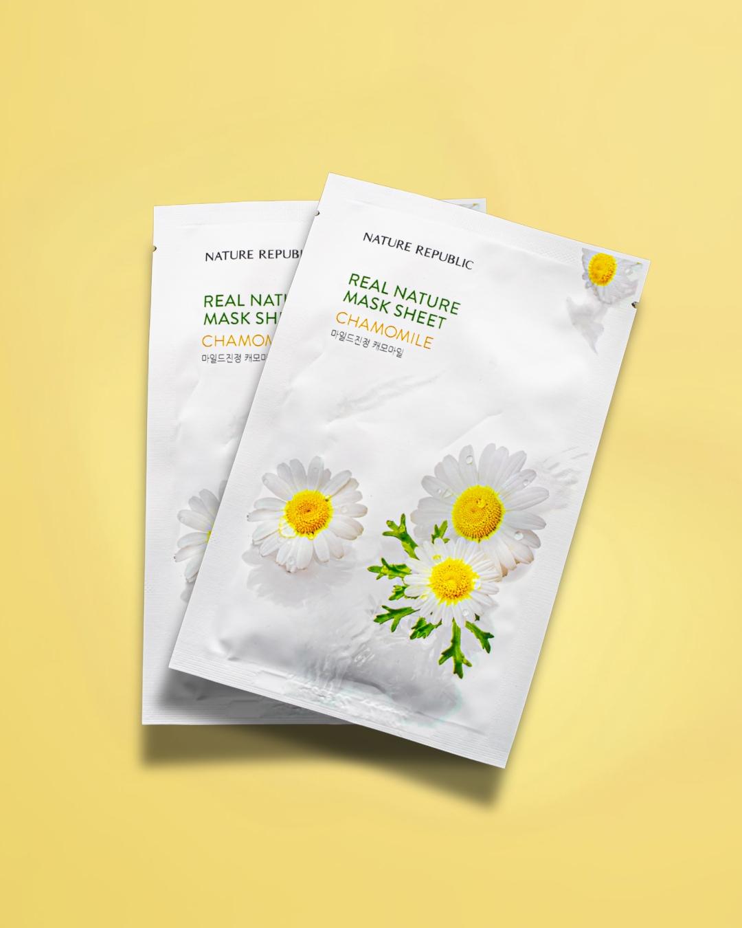 Nature Republic Real Nature Chamomile Mask Sheet 23ml view 2