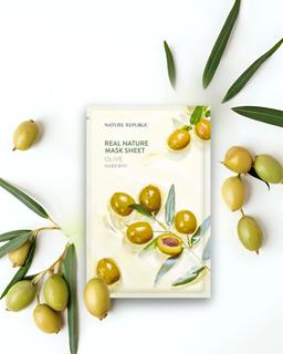 Nature Republic Real Nature Olive Mask Sheet 23ml view 2