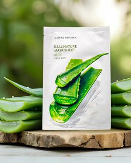 Nature Republic Real Nature Aloe Mask Sheet 23ml view 3