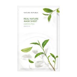 Nature Republic Real Nature Green Tea Mask Sheet 23ml view 1