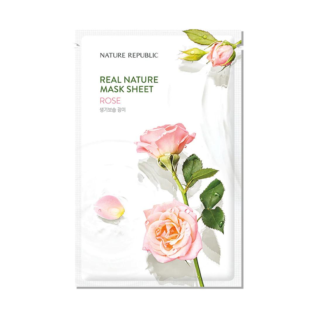 Nature Republic Real Nature Rose Mask Sheet 23ml view 1