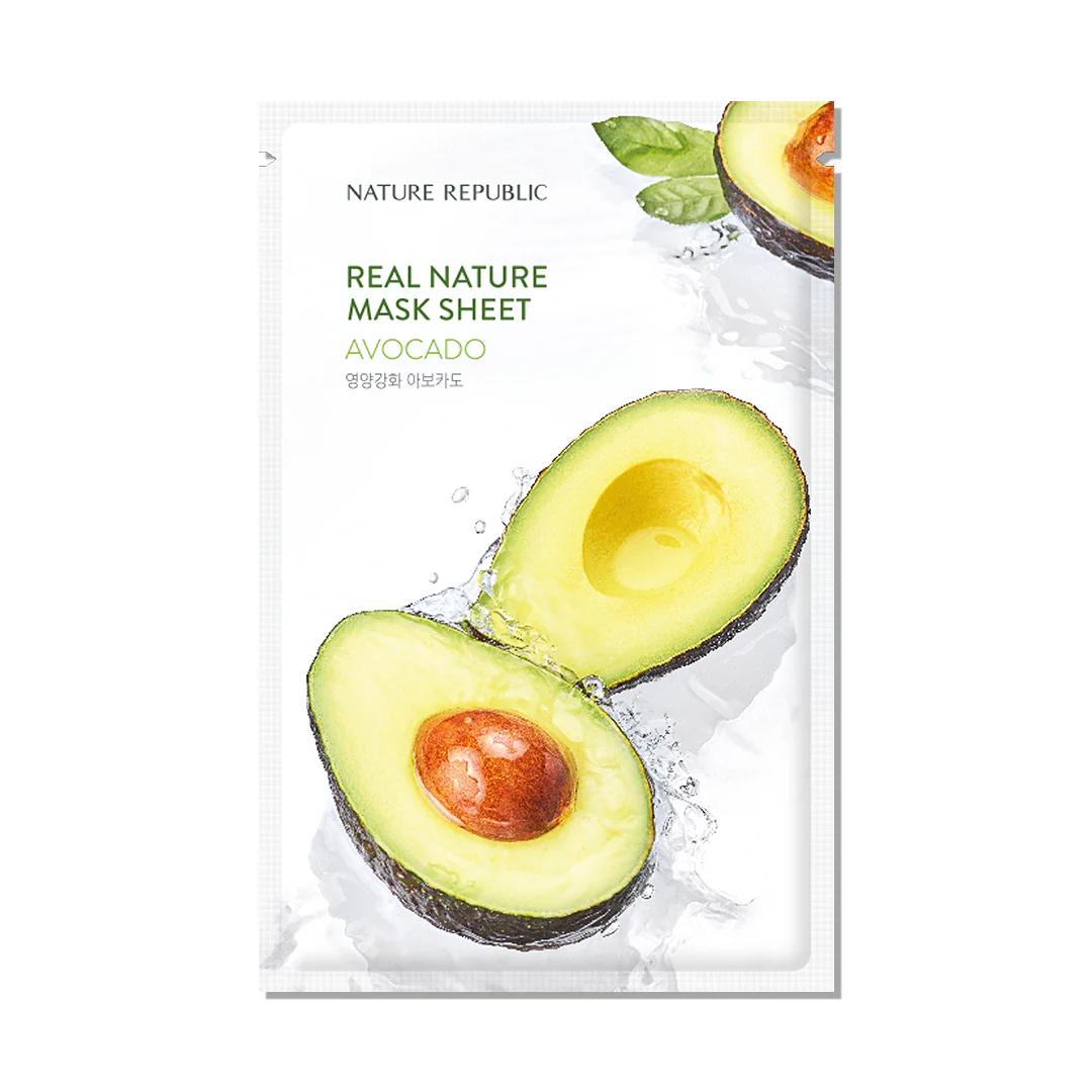 Nature Republic Real Nature Avocado Mask Sheet 23ml view 1