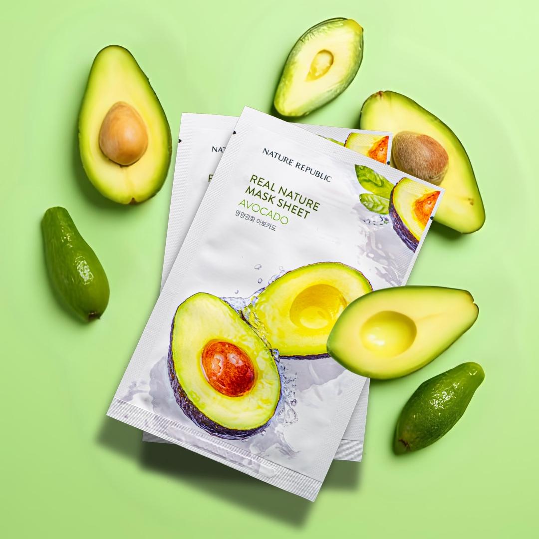 Nature Republic Real Nature Avocado Mask Sheet 23ml view 3