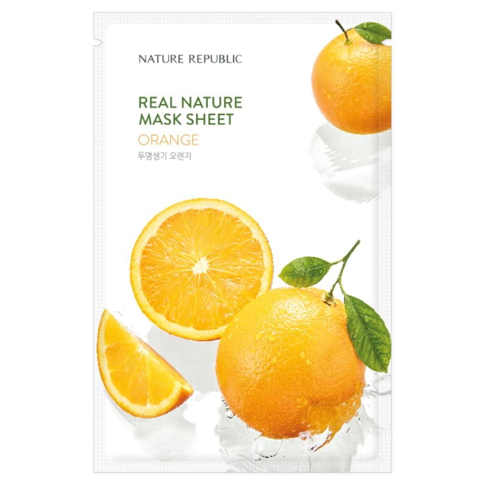 Nature Republic Real Nature Orange Mask Sheet 23ml