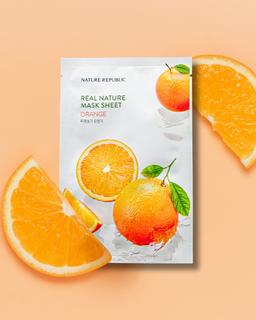 Nature Republic Real Nature Orange Mask Sheet 23ml view 3