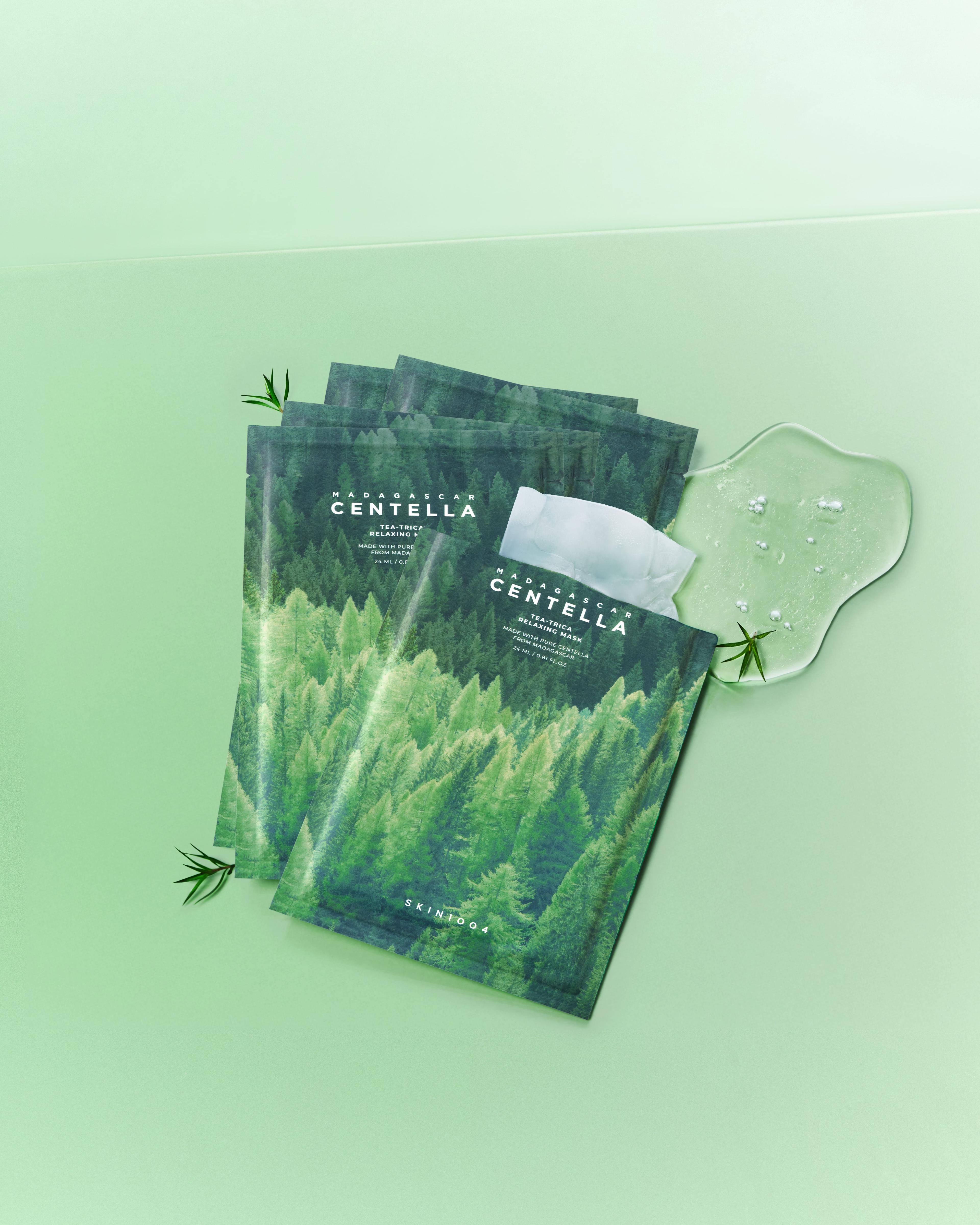 SKIN1004 Madagascar Centella Tea-Trica Relaxing Mask 24ml x 5ea view 3