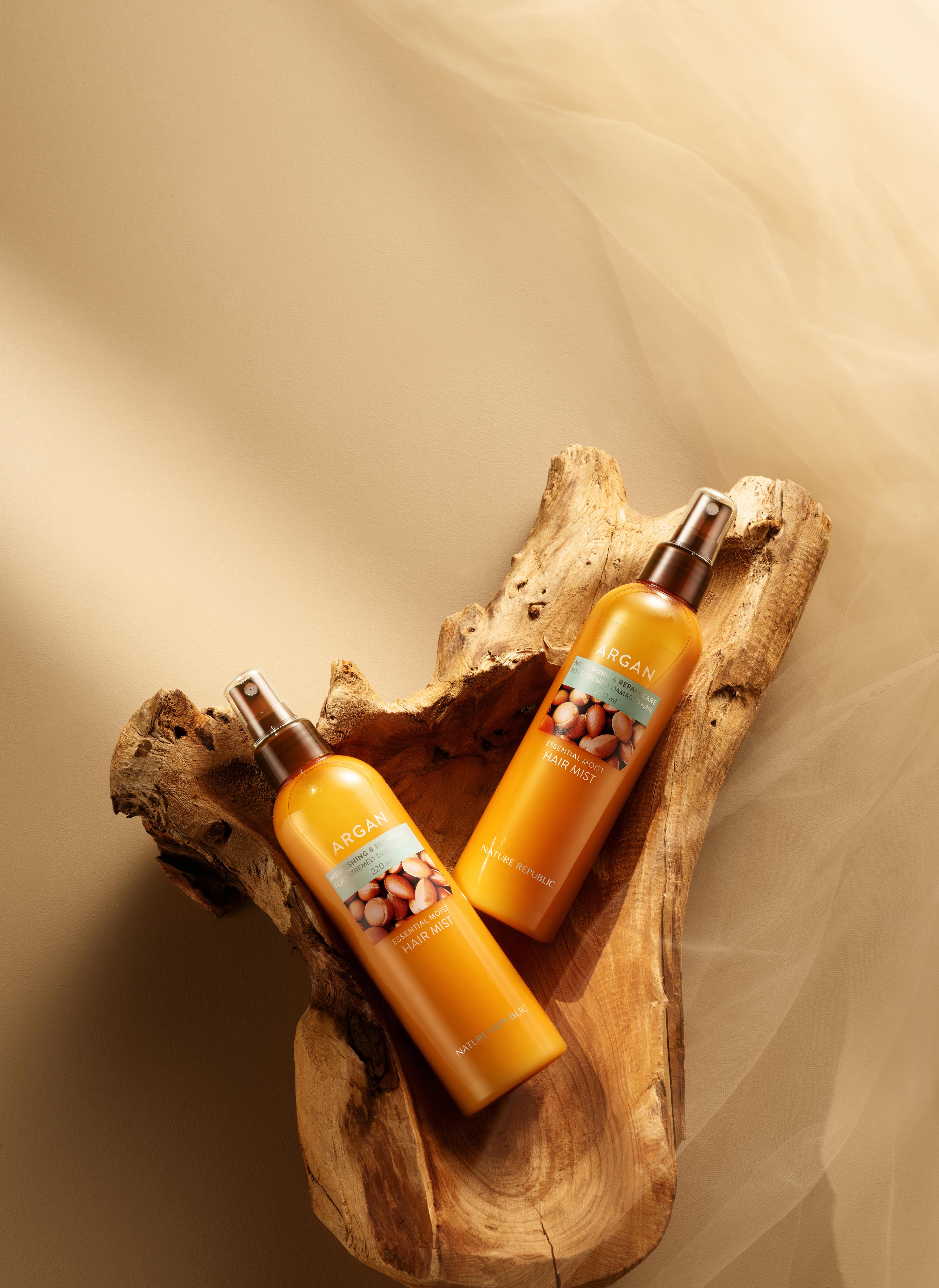 Nature Republic Argan Essential Moist Hair Mist 220ml view 2