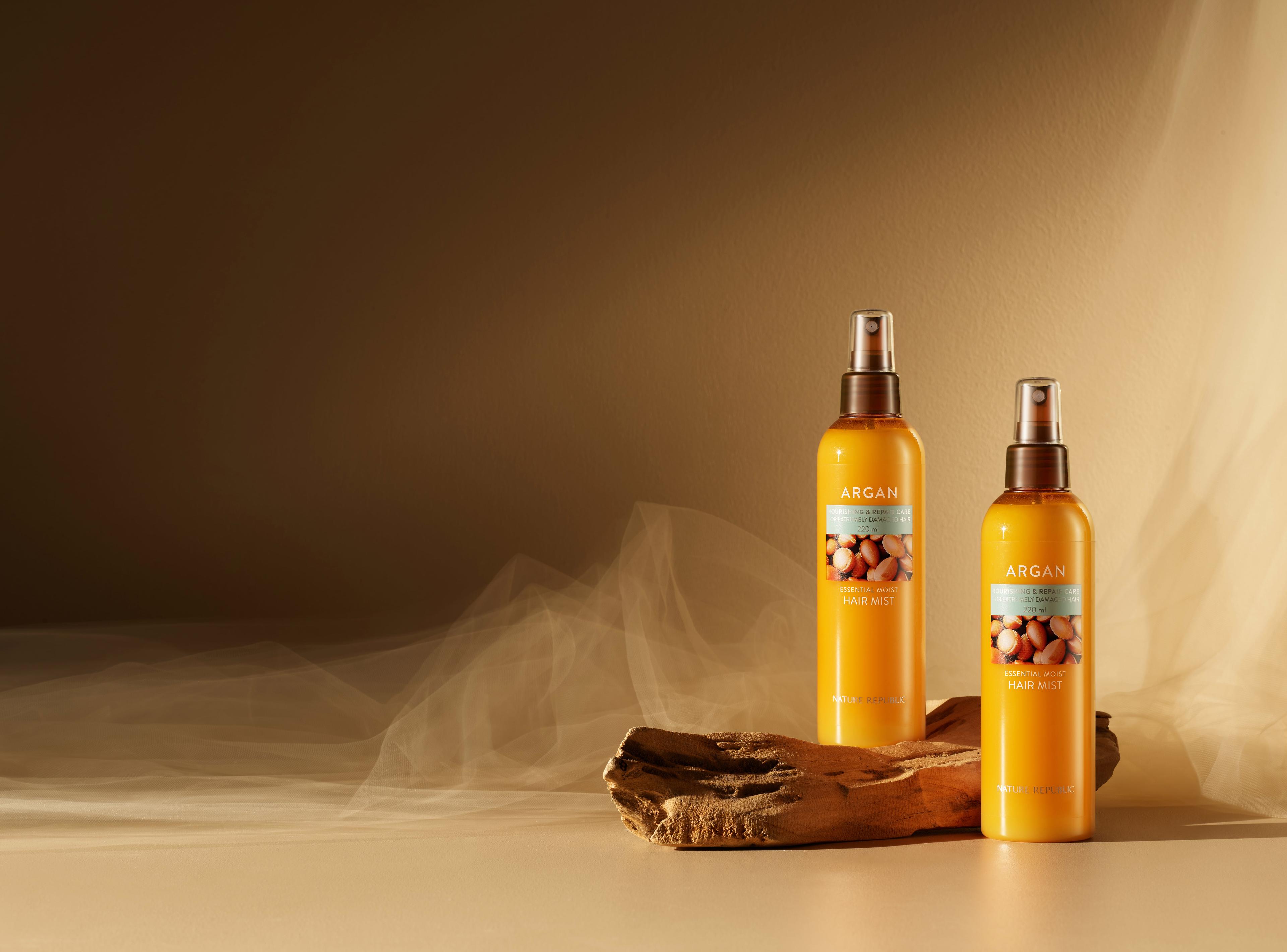 Nature Republic Argan Essential Moist Hair Mist 220ml view 3