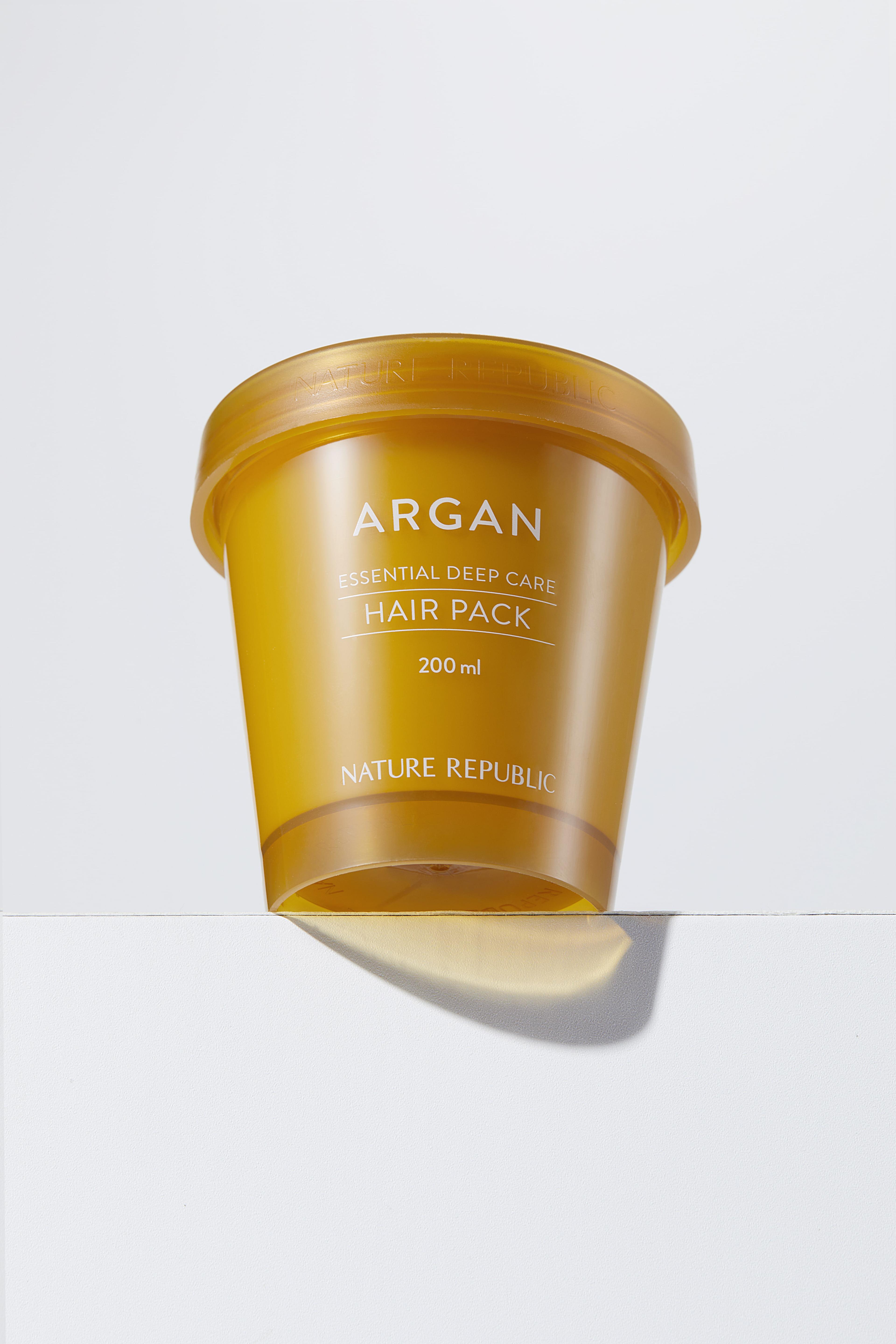 Argan essential deep care hair pack