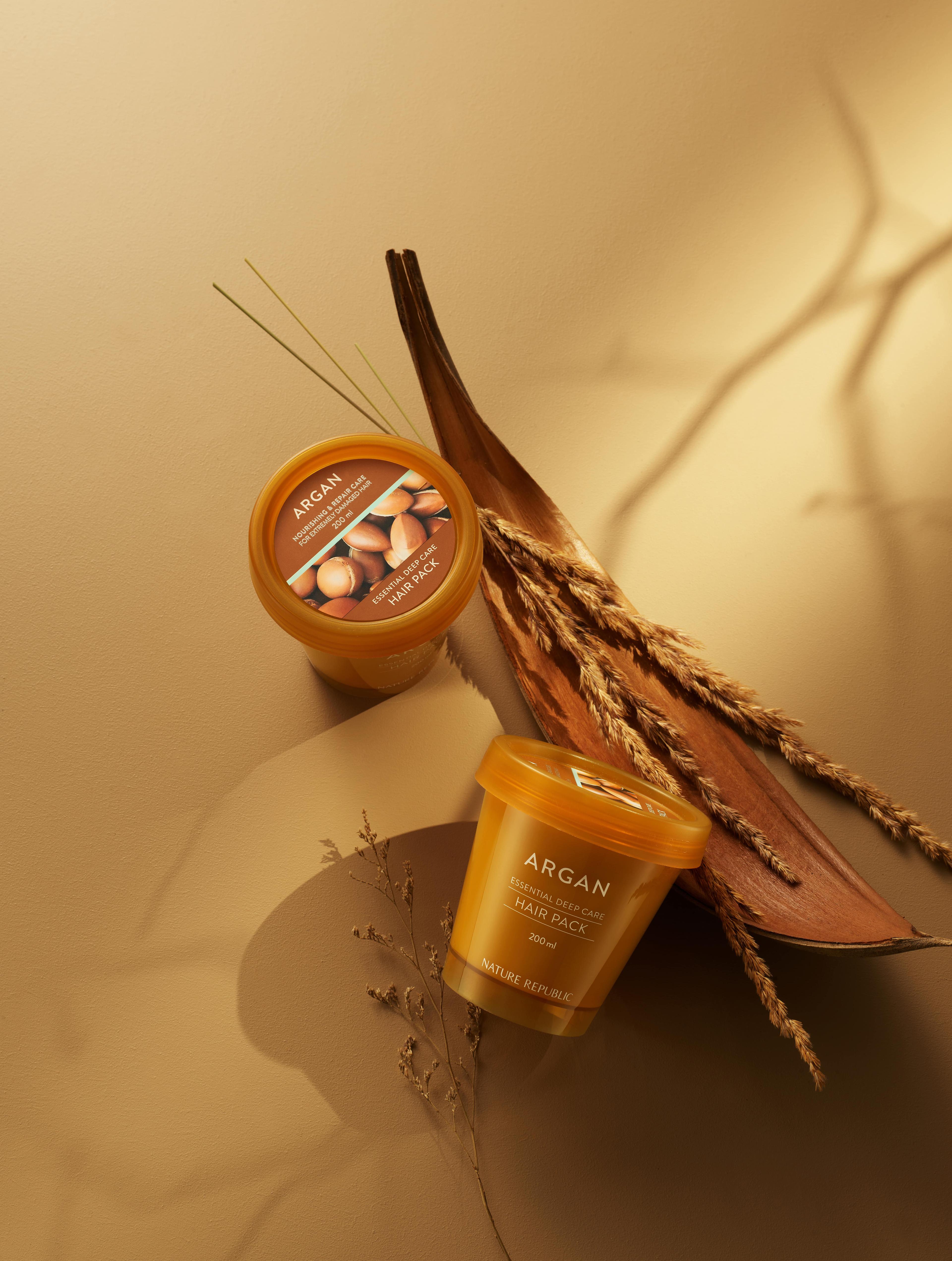 Nature Republic Argan Essential Deep Care Hair Pack 200ml view 2