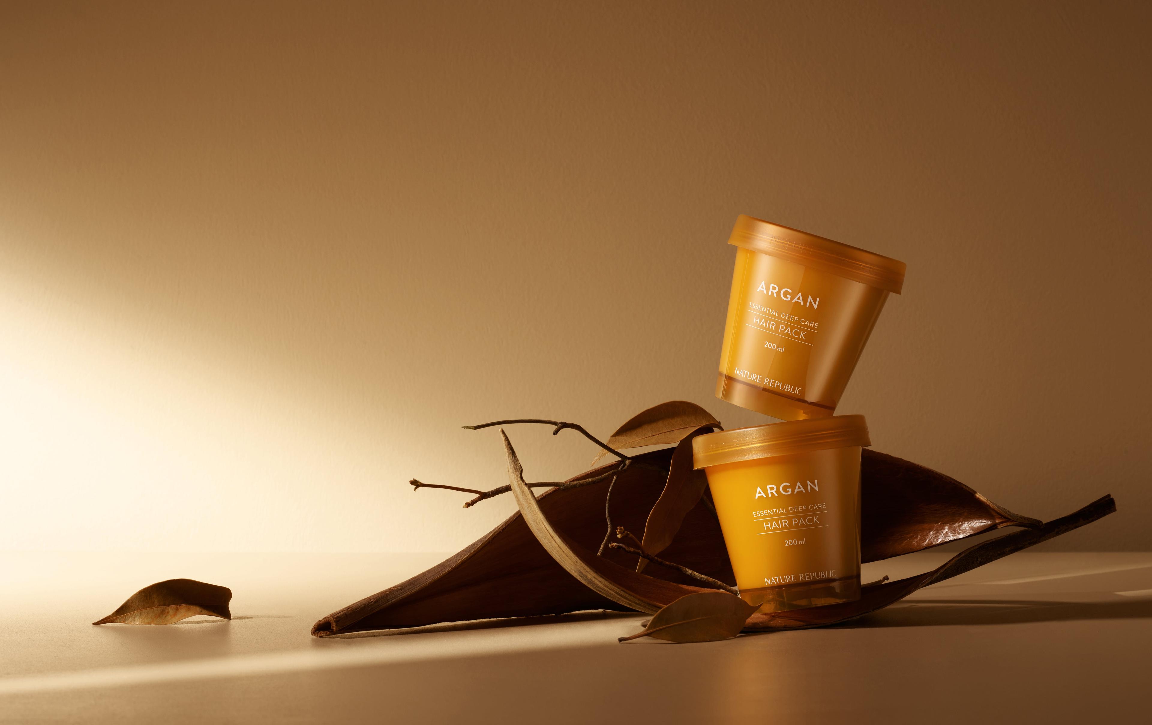 Nature Republic Argan Essential Deep Care Hair Pack 200ml view 3