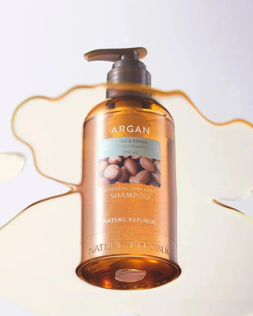 Nature Republic Argan Essential Deep Care Shampoo 300ml view 2