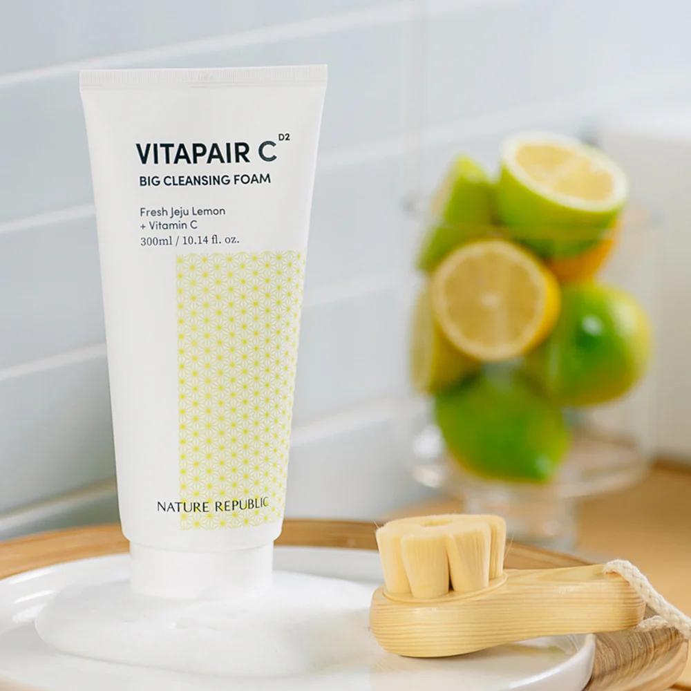 Nature Republic Vitapair C Big Cleansing Foam 300ml view 2