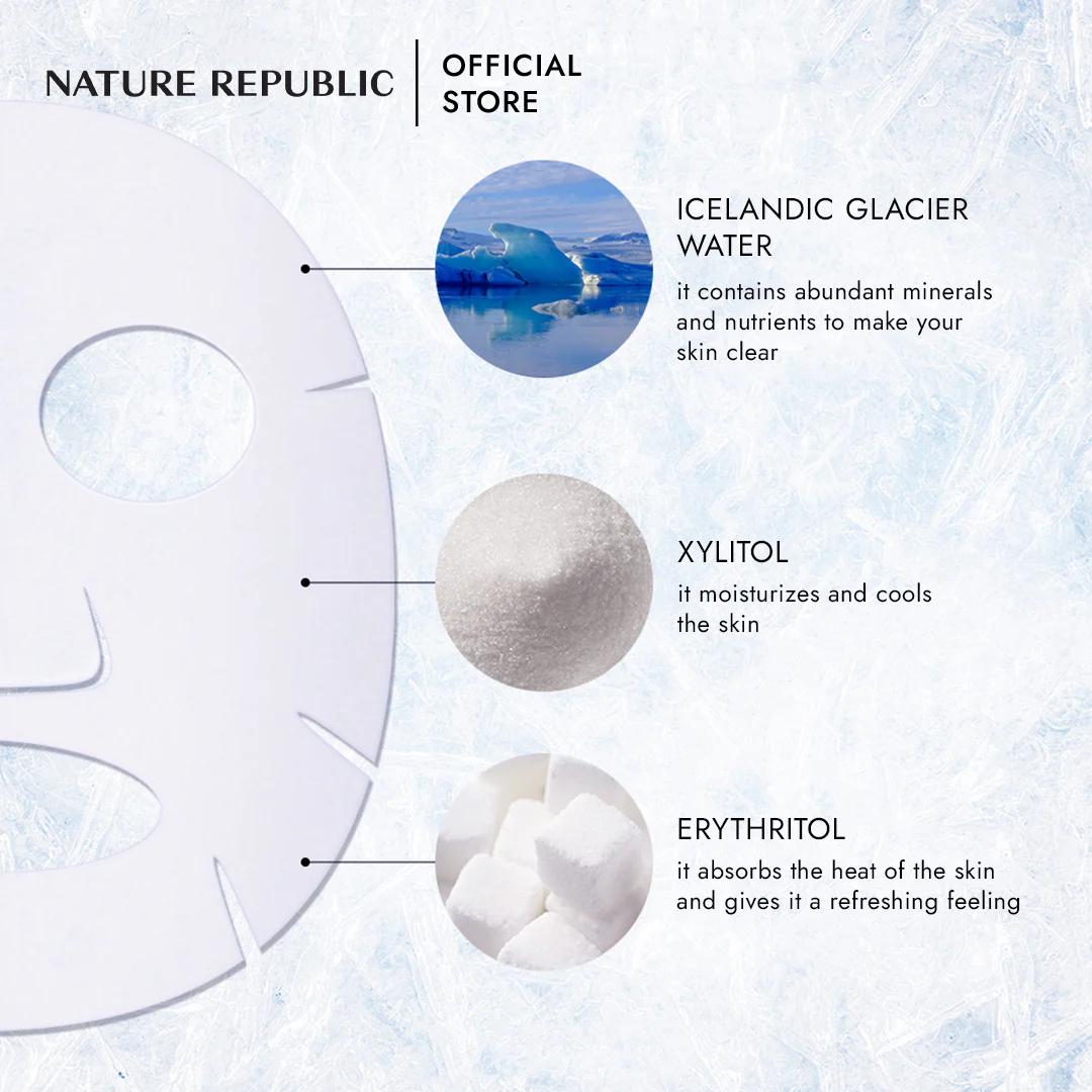 Nature Republic Cryo Icing Hydrating Mask Sheet 27ml view 4