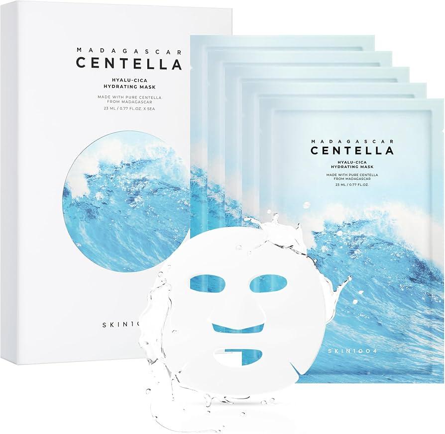 Skin1004 Madagascar Centella Hyalu-Cica Hydrating Mask 23ml*5 view 4