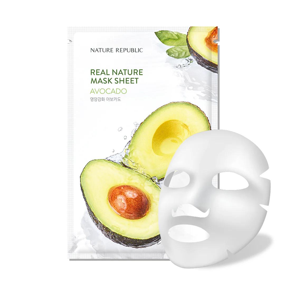 Nature Republic Real Nature Avocado Mask Sheet 23ml view 2