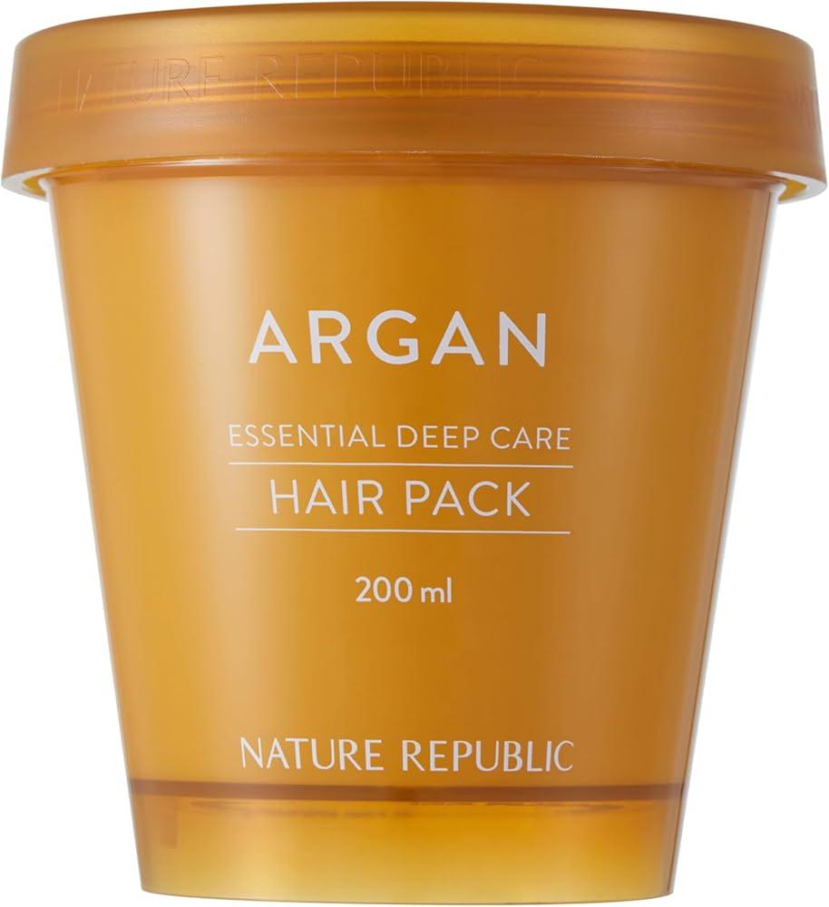 Nature Republic Argan Essential Deep Care Hair Pack 200ml view 1