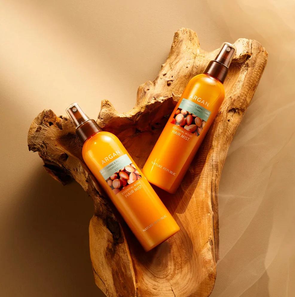 Nature Republic Argan Essential Moist Hair Mist 220ml view 2