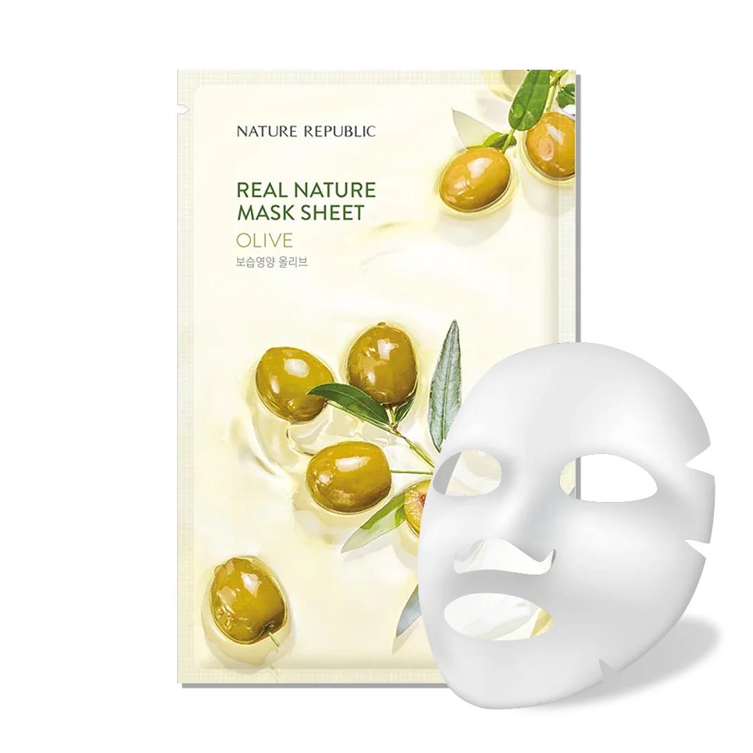 Nature Republic Real Nature Olive Mask Sheet 23ml view 2