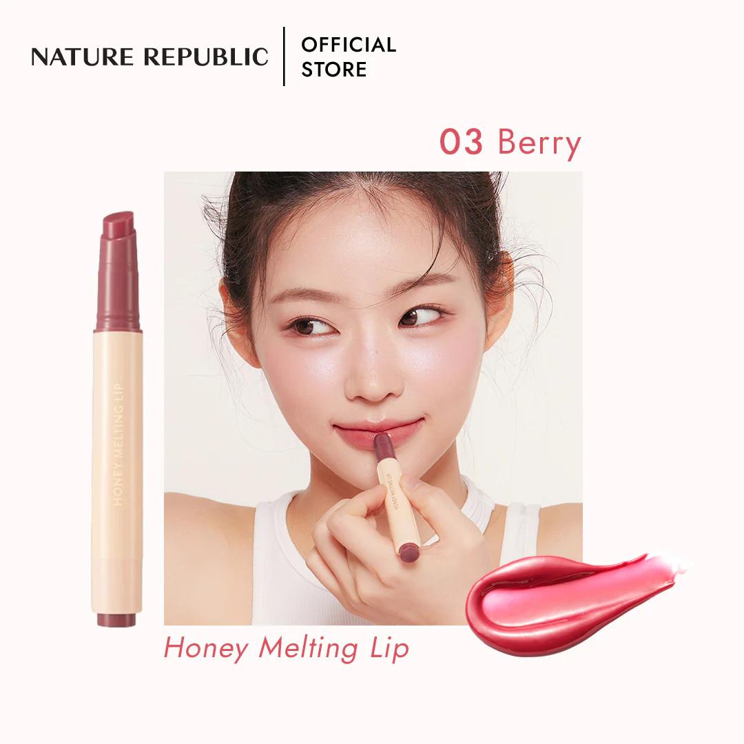 Nature Republic Honey Melting Lip 03 Berry 2.7g view 2