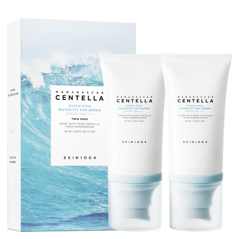 SKIN1004 Madagascar Centella Hyalu-Cica Water-Fit Sun Serum Twin Pack 50ml*2 view 1