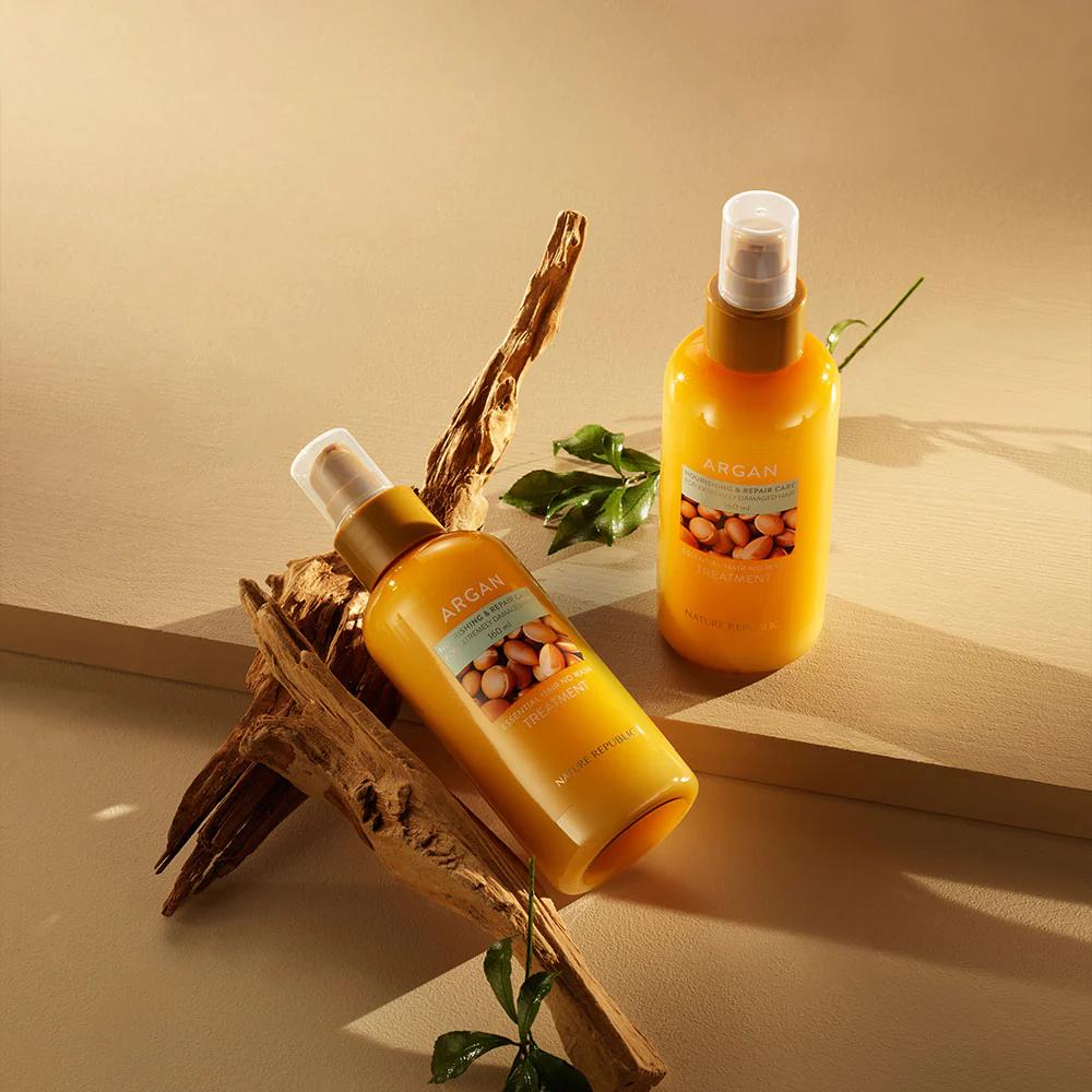 Nature Republic Argan Essential Deep Care No Wash Treatment 160ml view 3