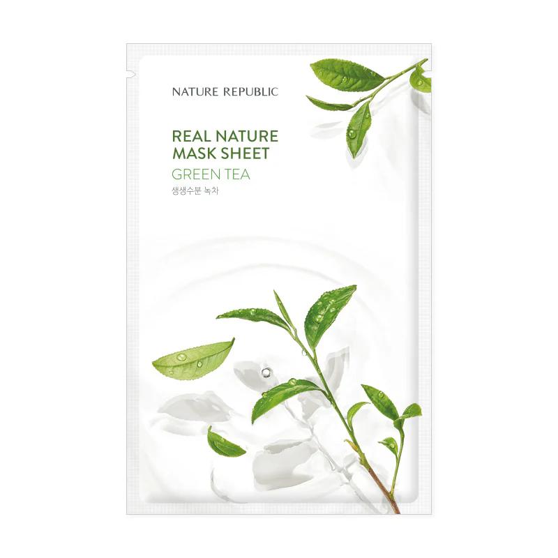 Nature Republic Real Nature Green Tea Mask Sheet 23ml
